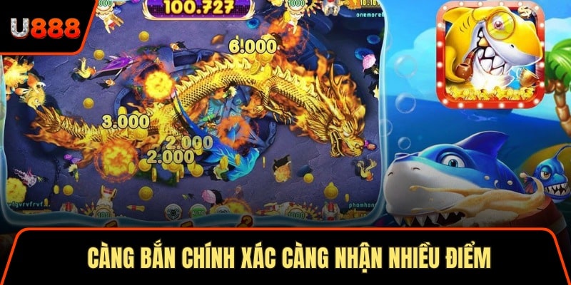 Càng bắn chính xác càng nhận nhiều điểm